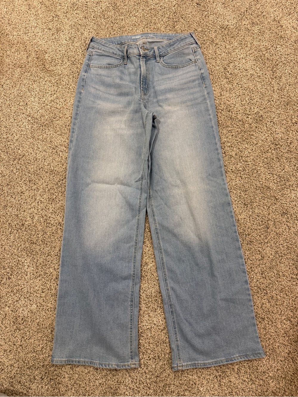 Old Navy Light Wash Wide Leg Jeans